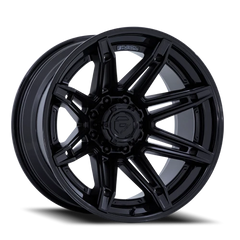 Fuel Brawl FC401MX 22x12 -44 8x180mm 124.2mm Matte Black Gloss Black Lip