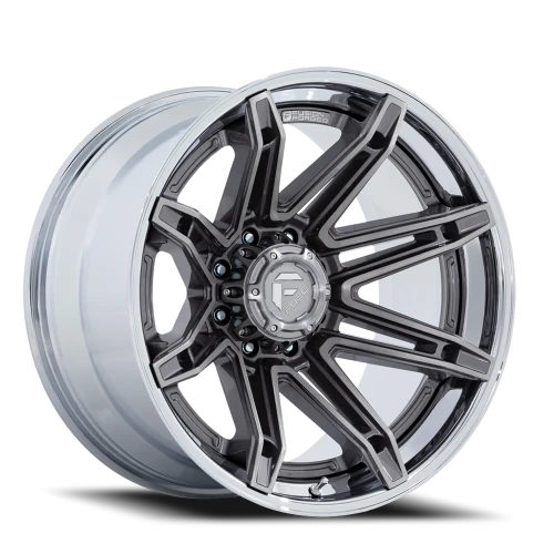 Fuel Brawl FC401AP 22x10 -18 6x135mm 87.1mm Platinum Chrome Lip