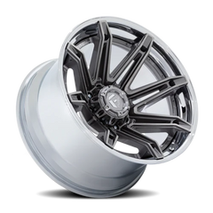 Fuel Brawl FC401AP 22x10 -18 8x165.1mm 125.1mm Platinum Chrome Lip