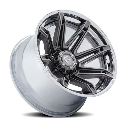 Fuel Brawl FC401AP 22x12 -44 8x170mm 125.1mm Platinum Chrome Lip