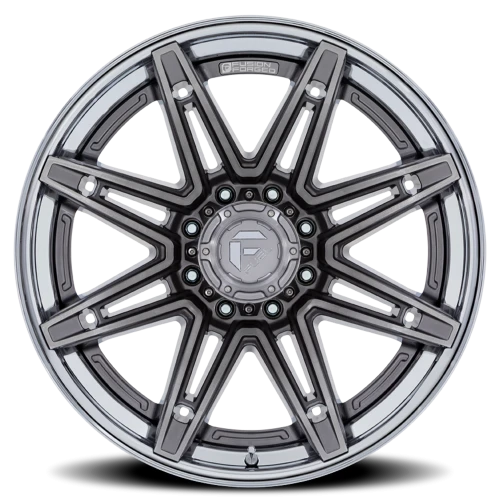 Fuel Brawl FC401AP 22x12 -44 8x170mm 125.1mm Platinum Chrome Lip