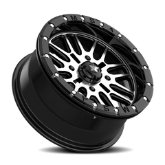 MSA Brute Beadlock M37 15x7 +10 4x137mm 112mm Gloss Black Machined