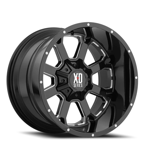 XD Series Buck 25 XD825 GB-M 20x9 +25 5x150mm 110.5mm Gloss Black Milled