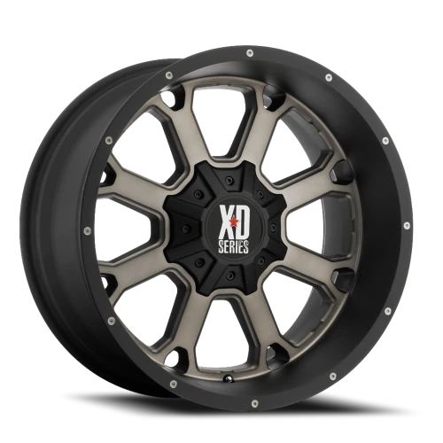 XD Series Buck 25 XD825 MB-DT 20x9 +30 6x135mm 87.1mm Matte Black Dark Tint