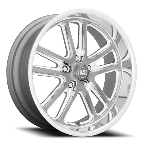 US Mags Bullet U130 20x8 +1 5x127mm 78mm Textured Gunmetal Milled