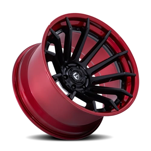 Fuel Burn FC403MQ 24x12 -44 5x127mm 71.5mm Matte Black Candy Red Lip