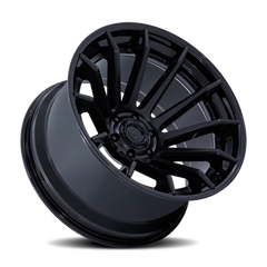 Fuel Burn FC403MX 24x12 -44 5x127mm 71.5mm Matte Black Gloss Black Lip