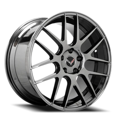 Lexani Wheels CC7 902 CP 18x9.5 +55 5x120.65mm 70.25mm Chrome Black Chrome