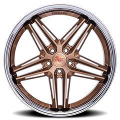 Ferrada CM1 BCP 20x12 +45 5x120mm 74.1mm Brushed Cobre Chrome Lip