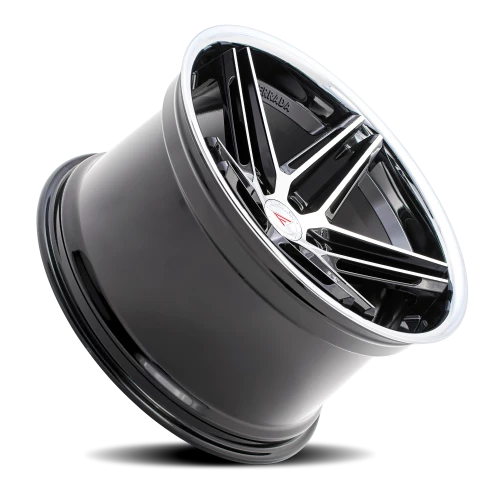 Ferrada CM1 MA 22x9.5 +20 5x112mm 66.56mm Machined Black Chrome Lip