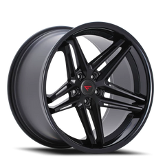 Ferrada CM1 MB 22x10.5 +40 5x112mm 66.56mm Matte Black Gloss Black Lip