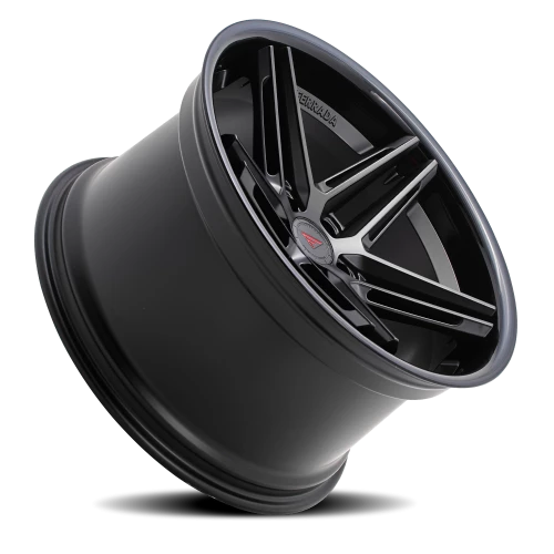 Ferrada CM1 MB 20x9 +35 5x112mm 66.56mm Matte Black Gloss Black Lip