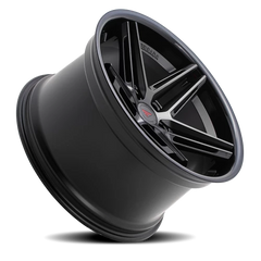 Ferrada CM1 MB 20x9 +35 5x114mm 73.1mm Matte Black Gloss Black Lip