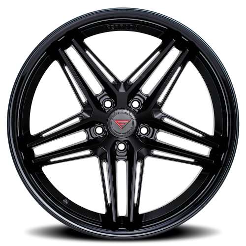 Ferrada CM1 MB 20x12 +0 5x120mm 74.1mm Matte Black Gloss Black Lip