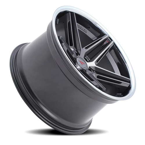 Ferrada CM1 MG 19x8.5 +25 5x112mm 66.56mm Matte Graphite Chrome Lip