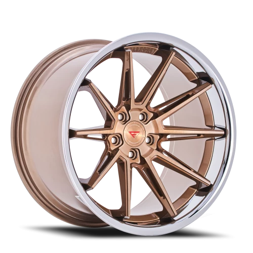 Ferrada CM2 BCP 22x9.5 +20 5x112mm 66.56mm Brushed Cobre Chrome Lip