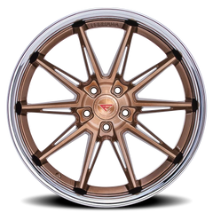 Ferrada CM2 BCP 20x10 +45 5x112mm 66.56mm Brushed Cobre Chrome Lip