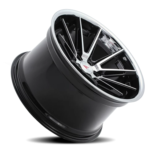 Ferrada CM2 MA 22x11 +20 5x112mm 66.56mm Machined Black Chrome Lip