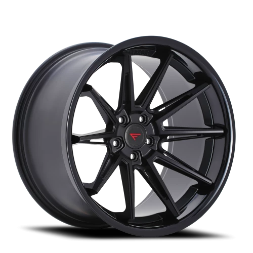 Ferrada CM2 MB 19x10.5 +25 5x112mm 66.56mm Matte Black Gloss Black Lip