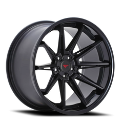 Ferrada CM2 MB 20x12 +0 5x120mm 74.1mm Matte Black Gloss Black Lip