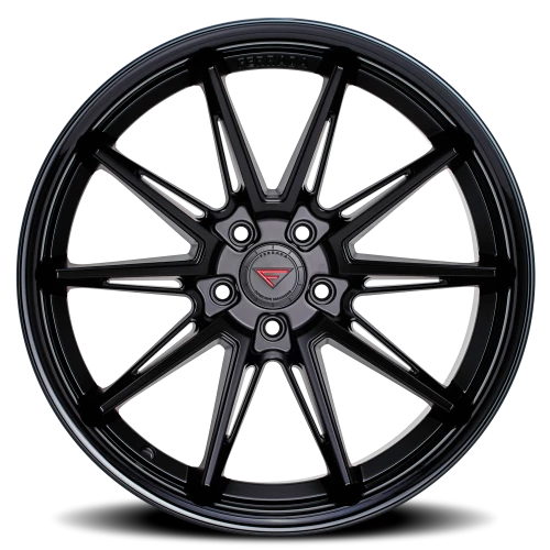 Ferrada CM2 MB 19x8.5 +42 5x112mm 66.56mm Matte Black Gloss Black Lip