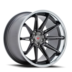 Ferrada CM2 MG 20x12 +35 5x112mm 66.56mm Matte Graphite Chrome Lip