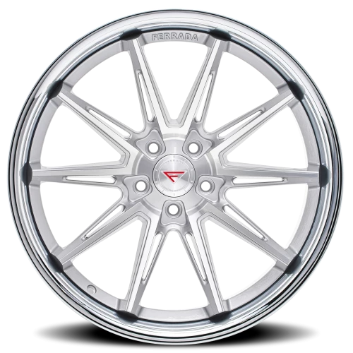 Ferrada CM2 MS 20x11.5 +15 5x114mm 73.1mm Machined Silver Chrome Lip