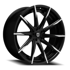 Lexani Wheels CSS15 15CSS MB 24x10 +20 5x115mm 78mm Gloss Black Machined