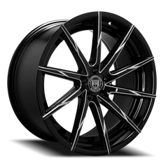 Lexani Wheels CSS15 BG 22x9 +25 5x120mm 74.1mm Black Milled