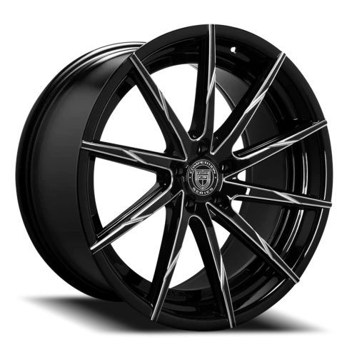Lexani Wheels CSS15 BG 20x10 +40 5x108mm 74.1mm Black Milled