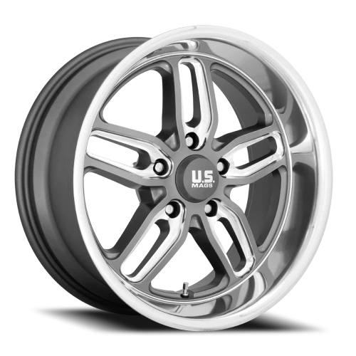 US Mags CTEN U129 20x8.5 +7 5x127mm 78.1mm Matte Gunmetal Milled