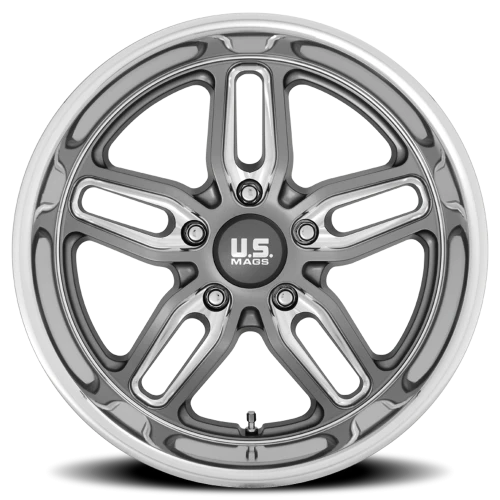 US Mags CTEN U129 20x8.5 +7 5x127mm 78.1mm Matte Gunmetal Milled