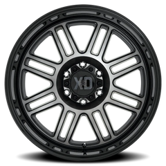 XD Series Cage XD850 GB-GT 22x10 -18 8x165.1mm 125.5mm Gloss Black Gray Tint