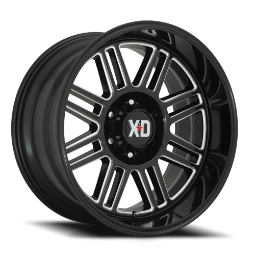 XD Series Cage XD850 GB-M 20x9 +18 8x165.1mm 125.5mm Gloss Black Milled