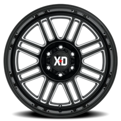 XD Series Cage XD850 GB-M 22x10 -18 8x165.1mm 125.5mm Gloss Black Milled