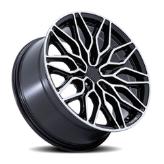 Niche Calabria 5 BD 20x10.5 +40 5x114.3mm 72.56mm Gloss Black Machined