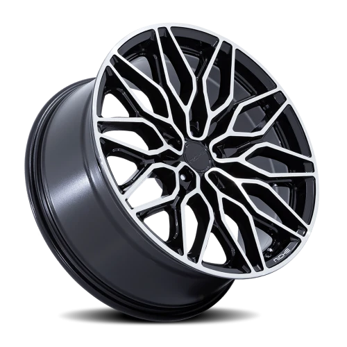 Niche Calabria 5 BD 22x9 +20 5x112mm 66.56mm Gloss Black Machined