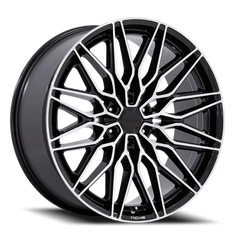 Niche Calabria 6 BD 20x9.5 +30 6x139.7mm 106.1mm Gloss Black Machined