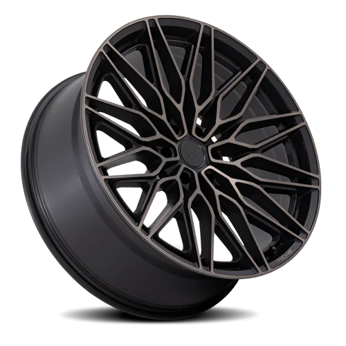 Niche Calabria 6 MT 24x10 +20 6x139.7mm 106.1mm Matte Black Machined Dark Tint