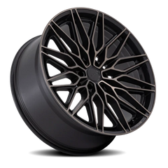 Niche Calabria 6 MT 22x9.5 +19 6x139.7mm 106.1mm Matte Black Machined Dark Tint