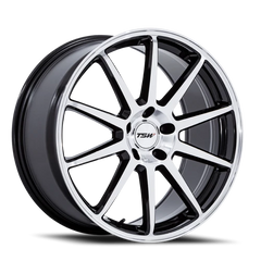TSW Canard TW004 GBM 19x9.5 +20 5x114.3mm 72.56mm Gloss Black Machined Face