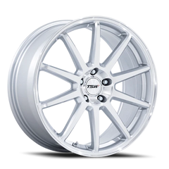TSW Canard TW004 GSM 19x8.5 +32 5x112mm 66.56mm Gloss Silver Machined Face