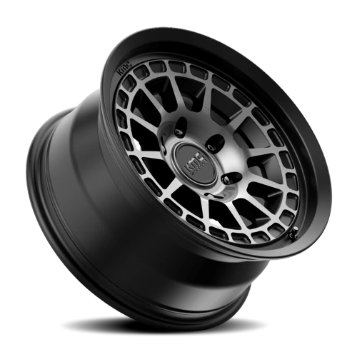 KMC Canyon KM719 GY 17x8 +35 6x139.7mm 100.3mm Satin Black Gray Tint