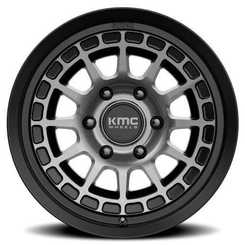 KMC Canyon KM719 GY 16x8 +0 6x139.7mm 106.1mm Satin Black Gray Tint