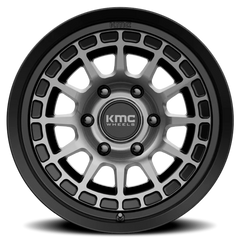 KMC Canyon KM719 GY 17x8 +20 6x139.7mm 106.1mm Satin Black Gray Tint