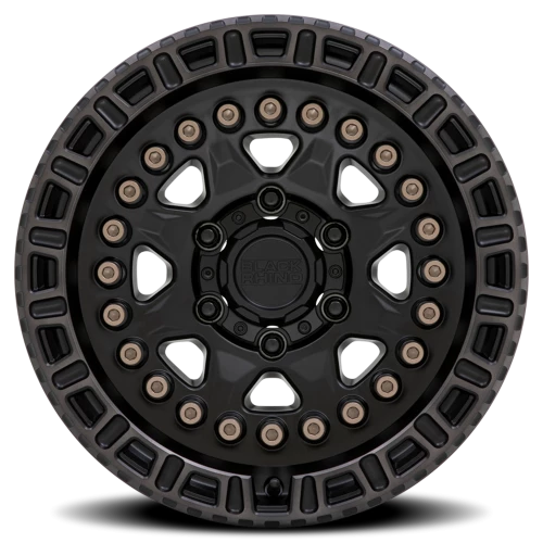 Black Rhino Carbine 20x9 +10 6x120mm 67.1mm Matte Black Machine Tinted Ring-Bronze Bolts