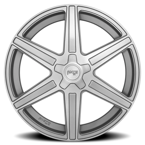 Niche Carina M241 20x10.5 +20 5x115mm 71.5mm Brushed Anthracite Clear Tint