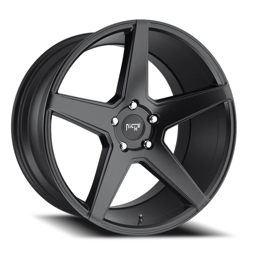 Niche Carini M185 20x9 +38 5x112mm 66.5mm Matte Black