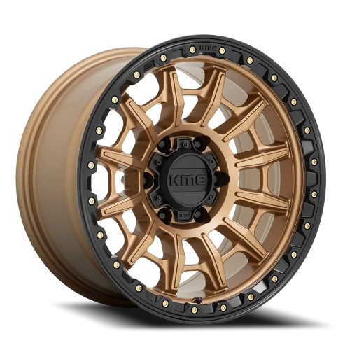 KMC Carnage KM547 BRZ 17x9 +0 5x127mm 71.5mm Matte Bronze Black Lip