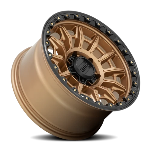 KMC Carnage KM547 BRZ 17x9 +0 5x127mm 71.5mm Matte Bronze Black Lip